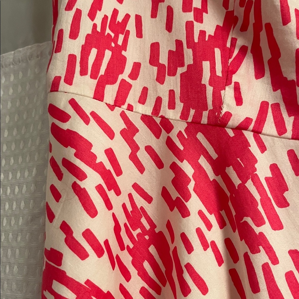 Boden Pink and White Midi Dress - Picture 4 of 7